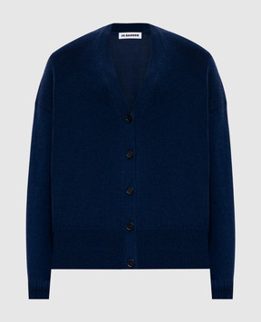 Jil Sander Blue cashmere cardigan J02HP0009J13206