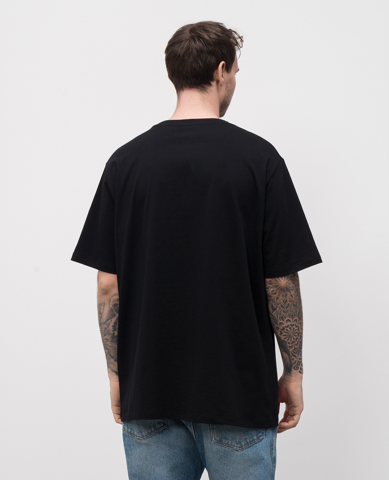 

Black Universe T-shirt with print Balmain
