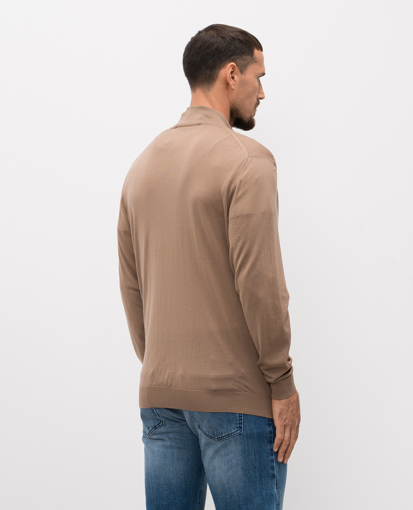 

Brown wool cardigan Kiton