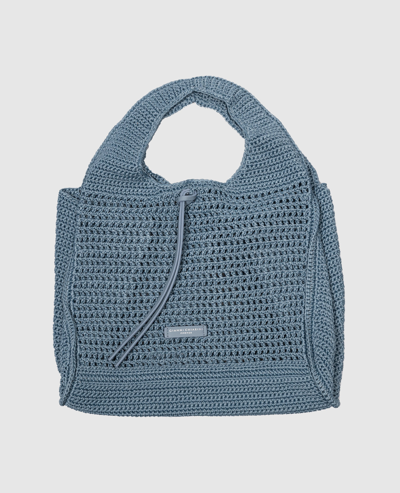 

Blue openwork tote bag EUFORIA Gianni Chiarini, Light blue