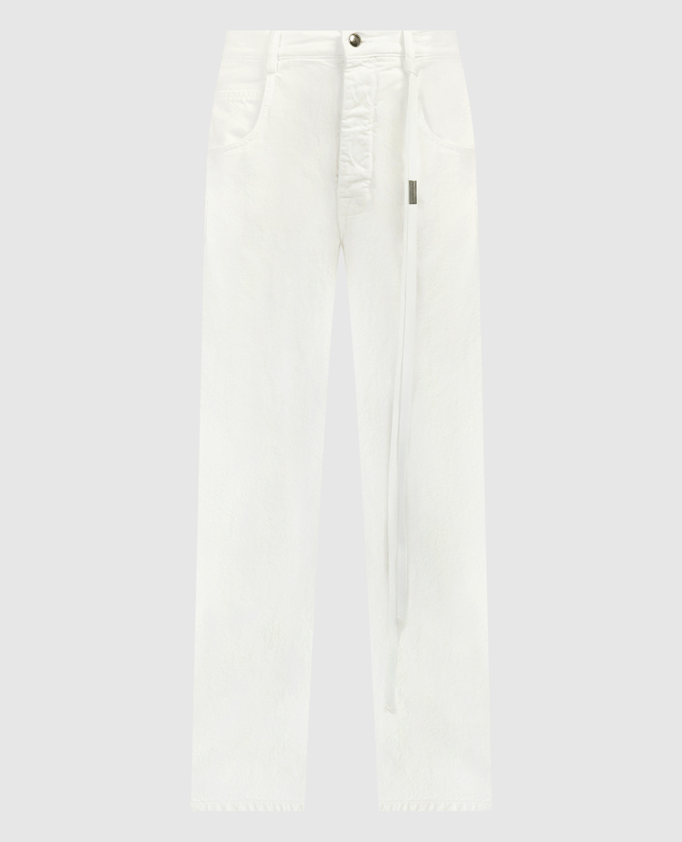 

Chaire's boyfriend white jeans Ann Demeulemeester