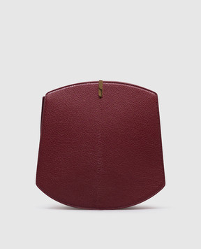 Savette Florence burgundy leather saddle bag H03204
