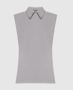 Sofie D`Hoore MAY gray wool vest MAYYCOM