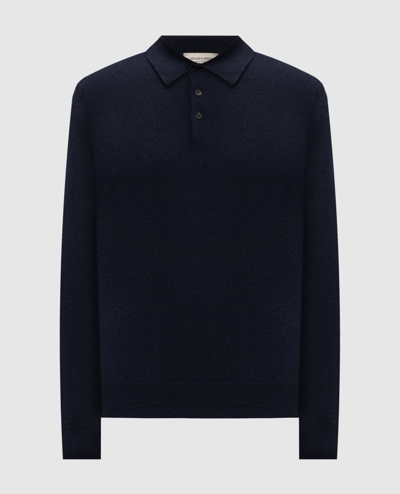 

Blue cashmere polo shirt Cashmere&Whiskey