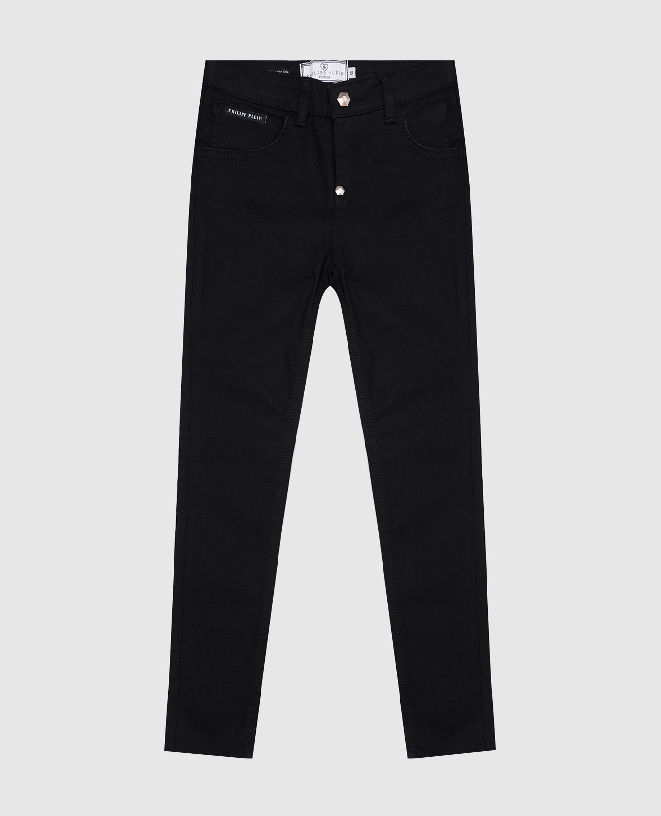 

Children's black slim jeans with crystals Philipp Plein