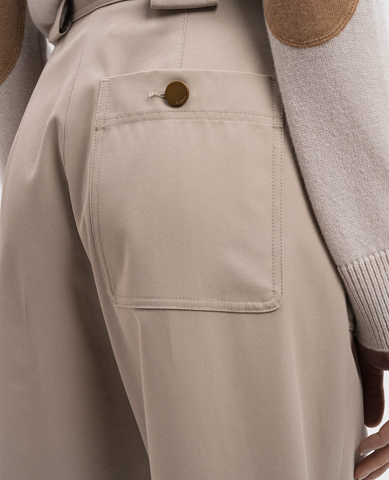 

Beige PALIO trousers with lapels Max Mara