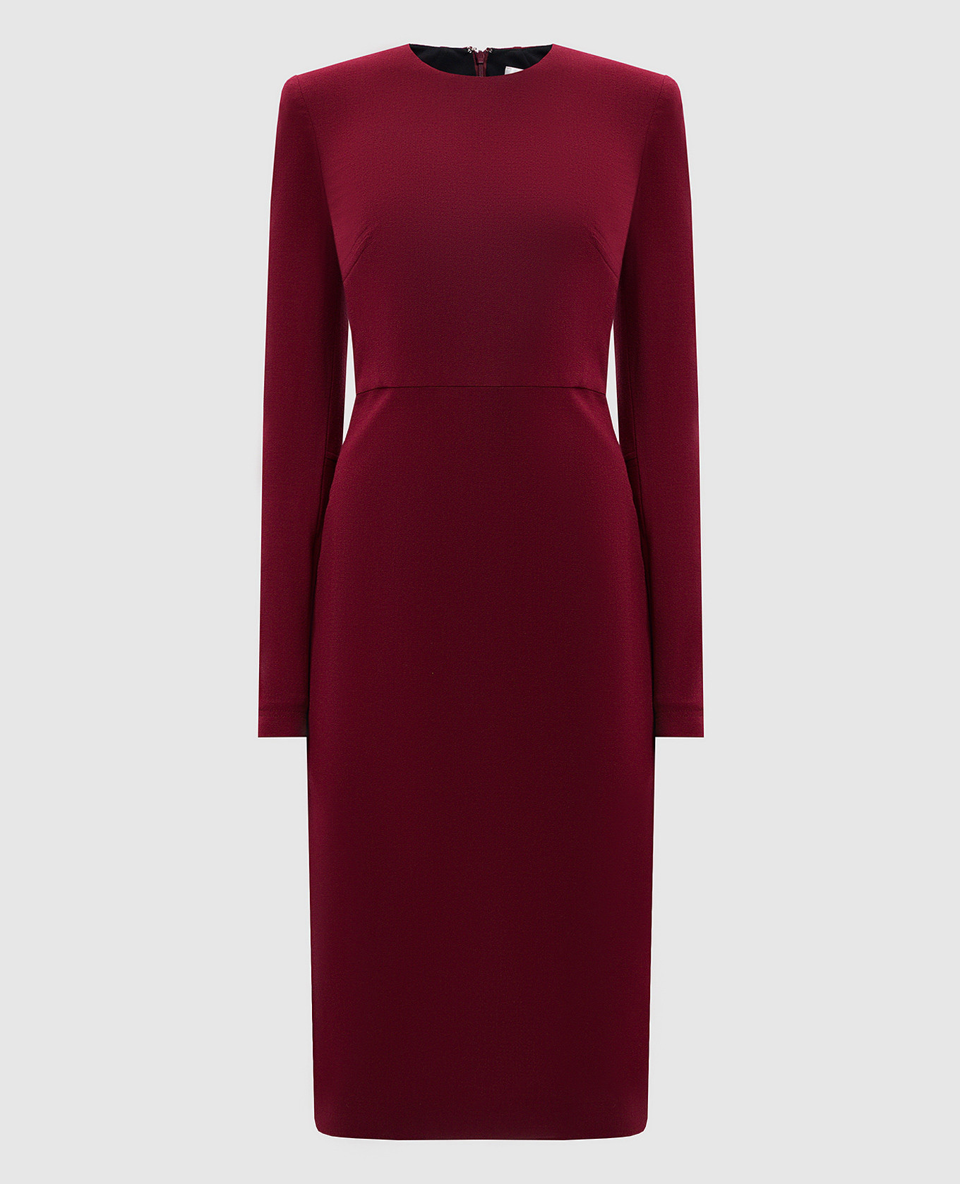

Burgundy dress made of wool Victoria Beckham