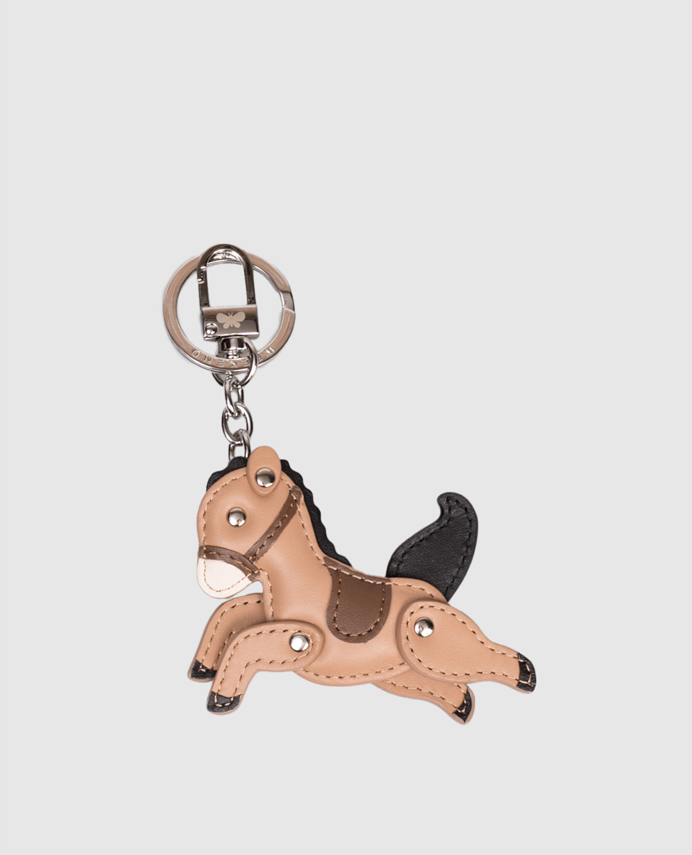 

Brown leather FANTINO horse keychain Max Mara Weekend