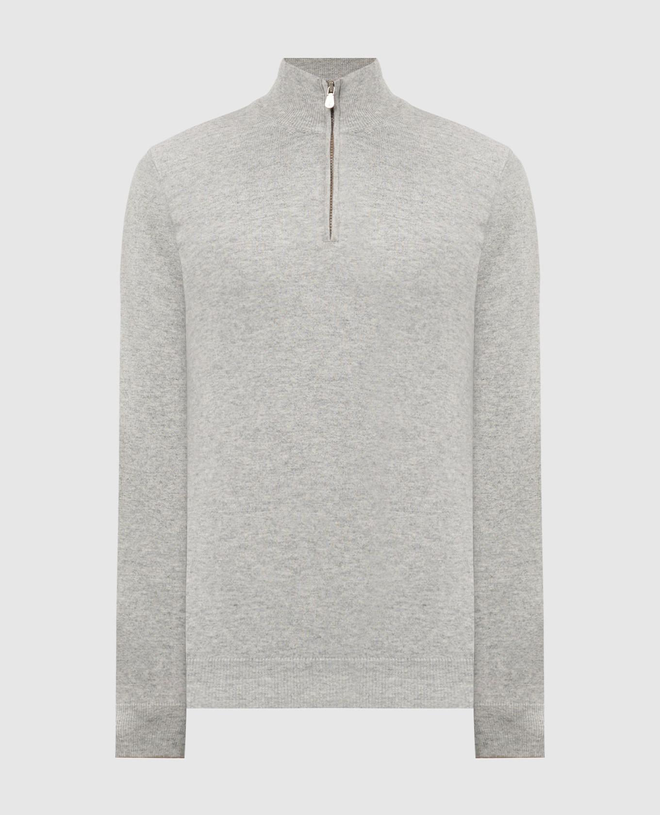 

Gray melange cashmere jumper Brunello Cucinelli, Grey