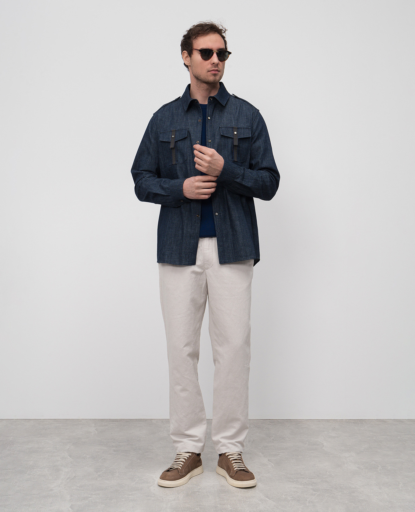 Blue Waffle wool jumper Sease 2
