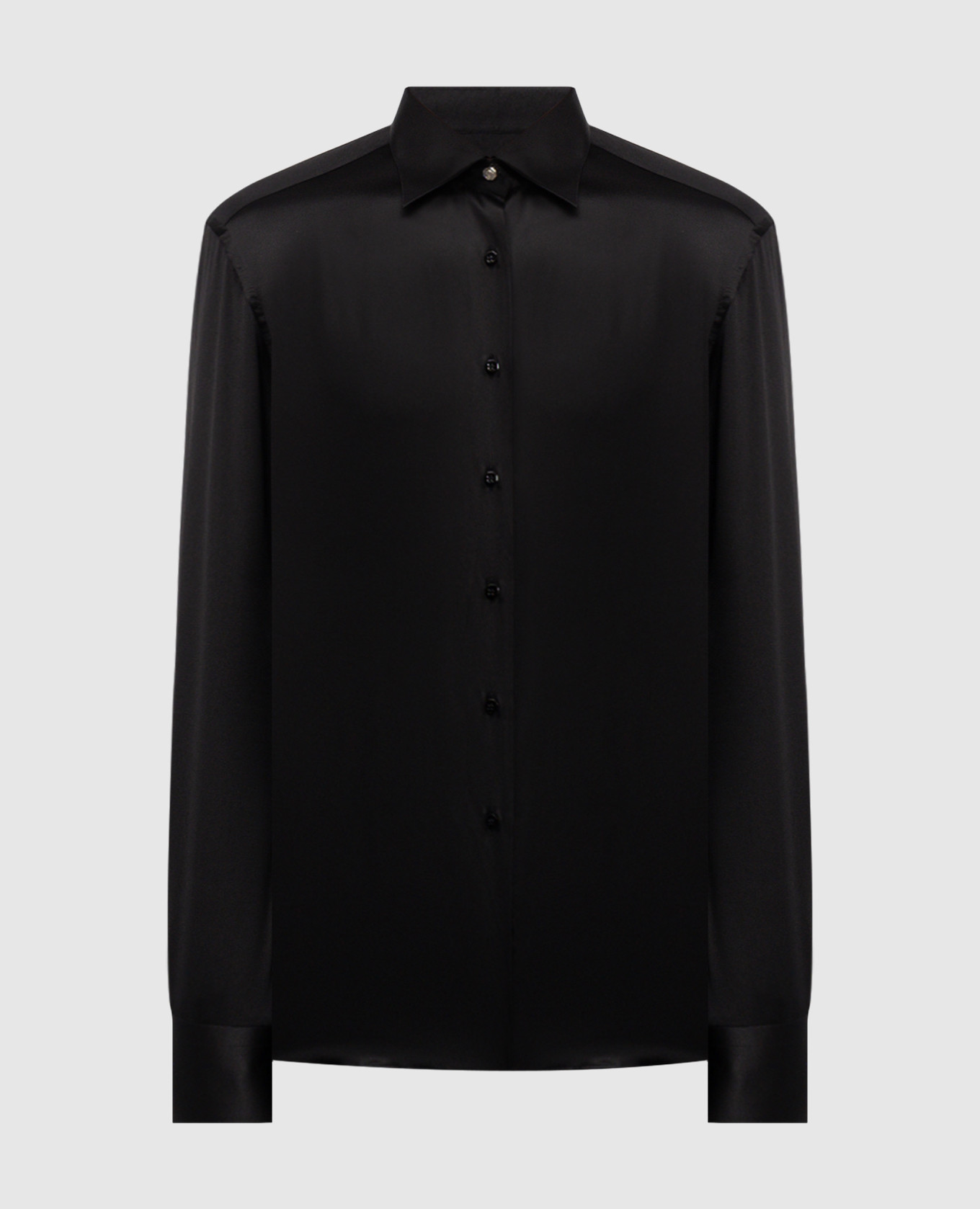 Black silk shirt Stefano Ricci