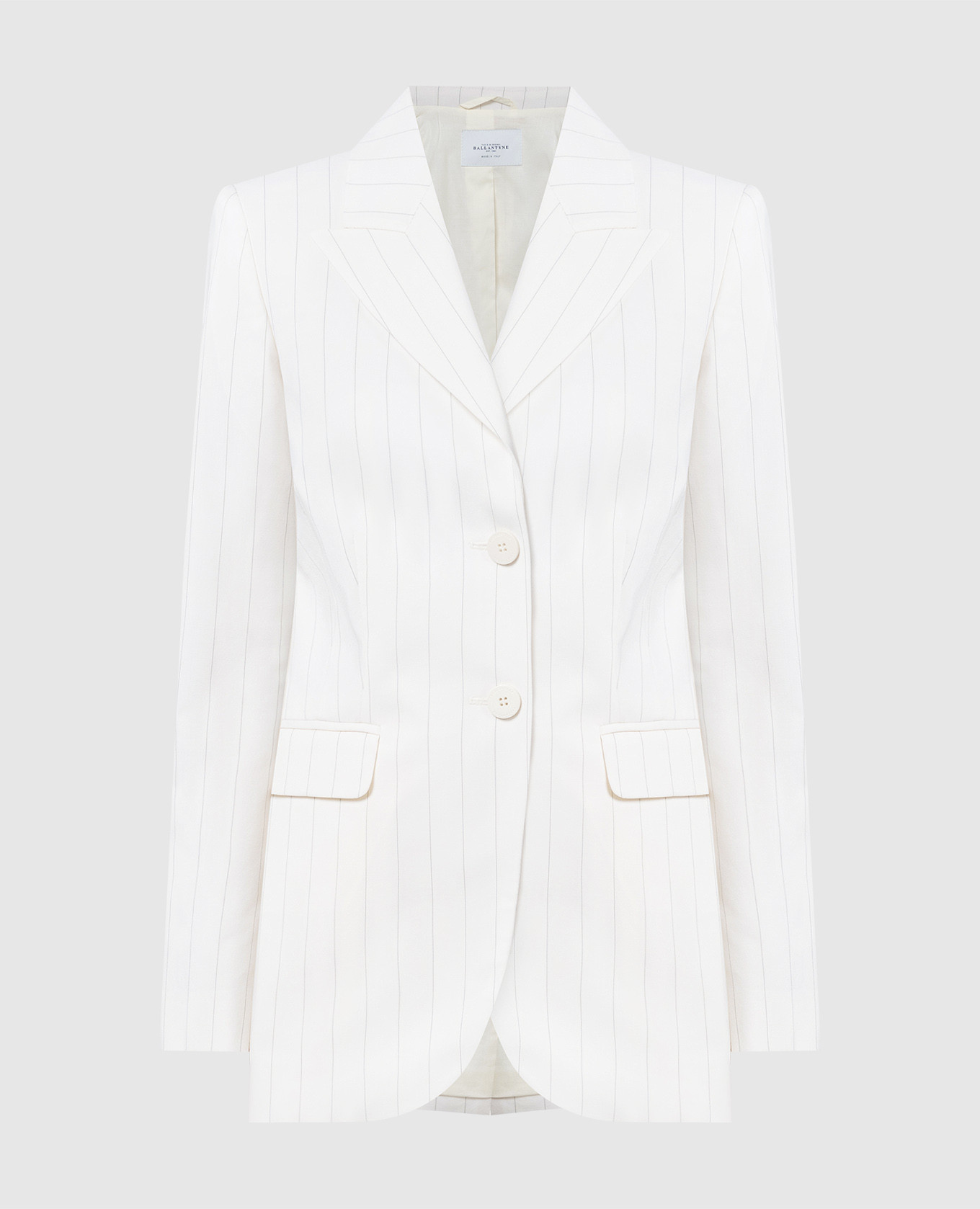 Beige striped wool jacket ballantyne