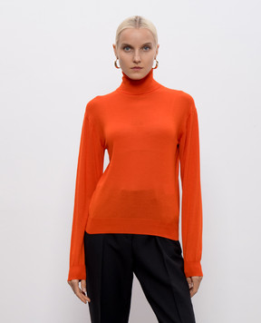 Saint Laurent Orange golf made of wool, silk and cashmere 840802YAPK2