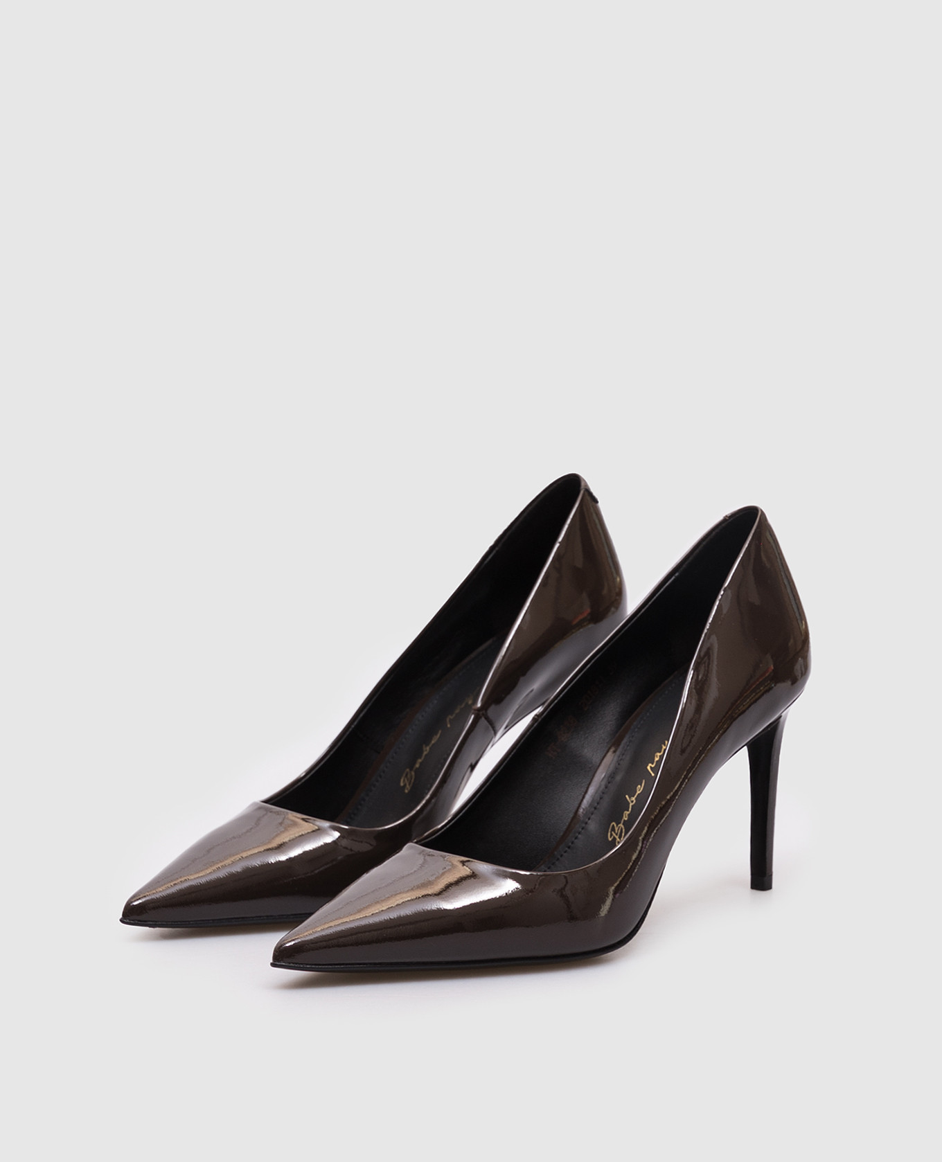 

Brown patent leather shoes Babe Pay Pls