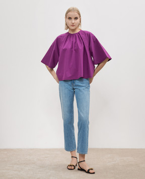SLVRLAKE Blue London Ankle jeans with a high rise LNDA707SSILS