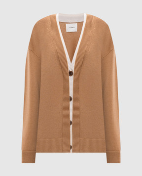 LISA YANG Lili brown cashmere cardigan 2024224