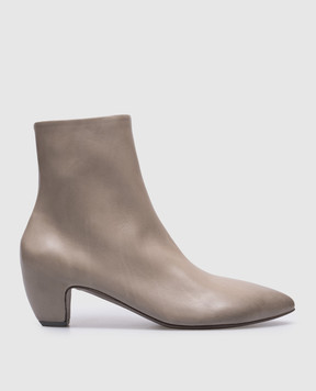 Marsell Stonda Tronchetto gray leather ankle boots MW8390091