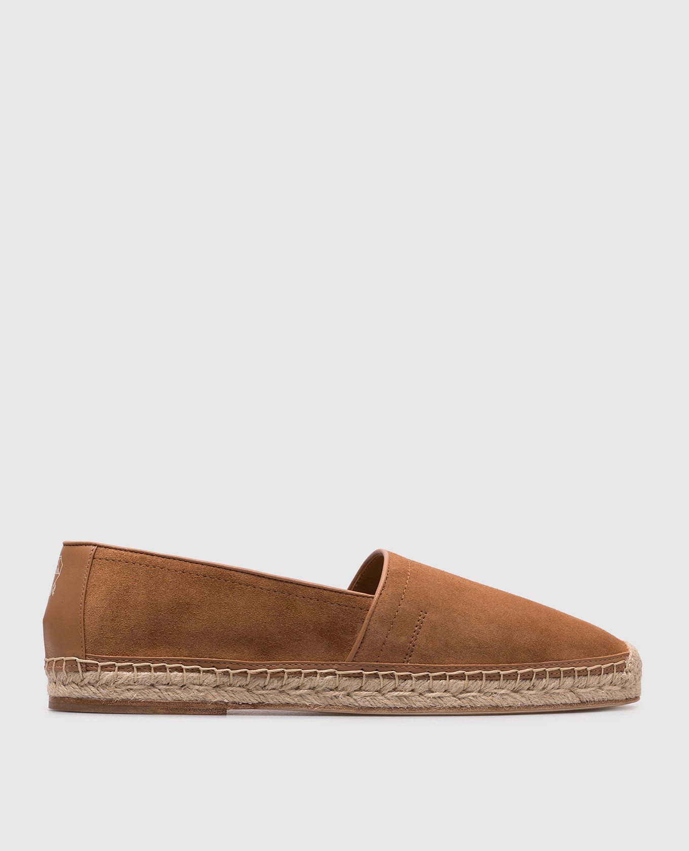 Brown suede espadrilles Brunello Cucinelli