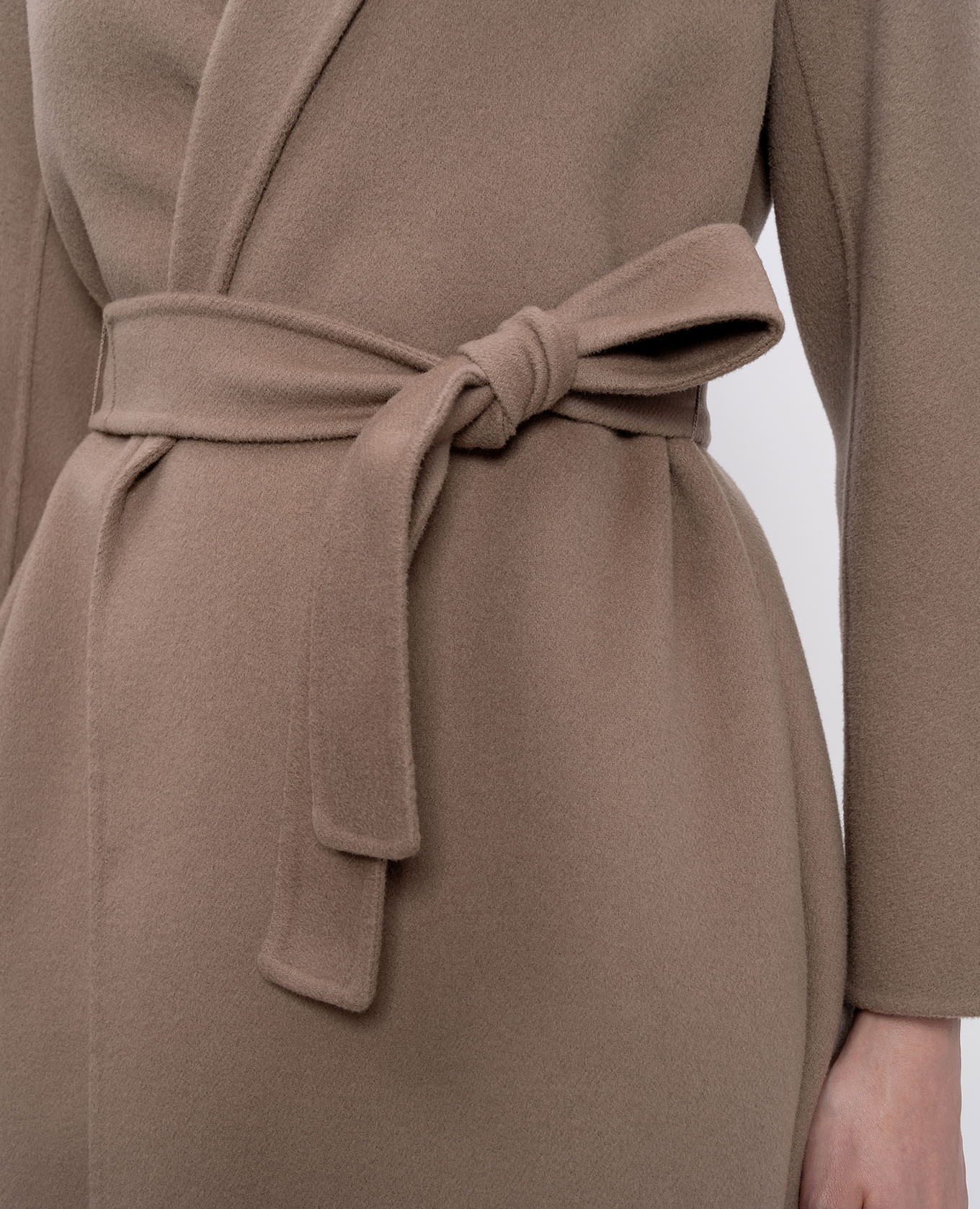 

Beige ESTURIA wool coat Max Mara