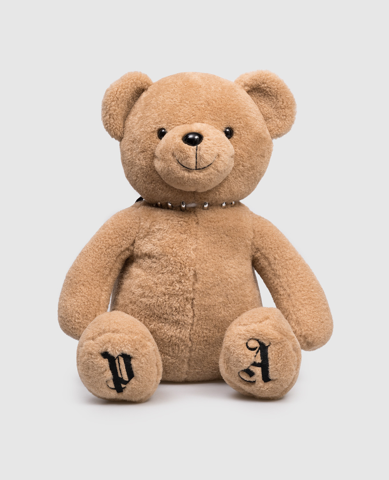 

Brown Bear in mind backpack with logo Palm Angels