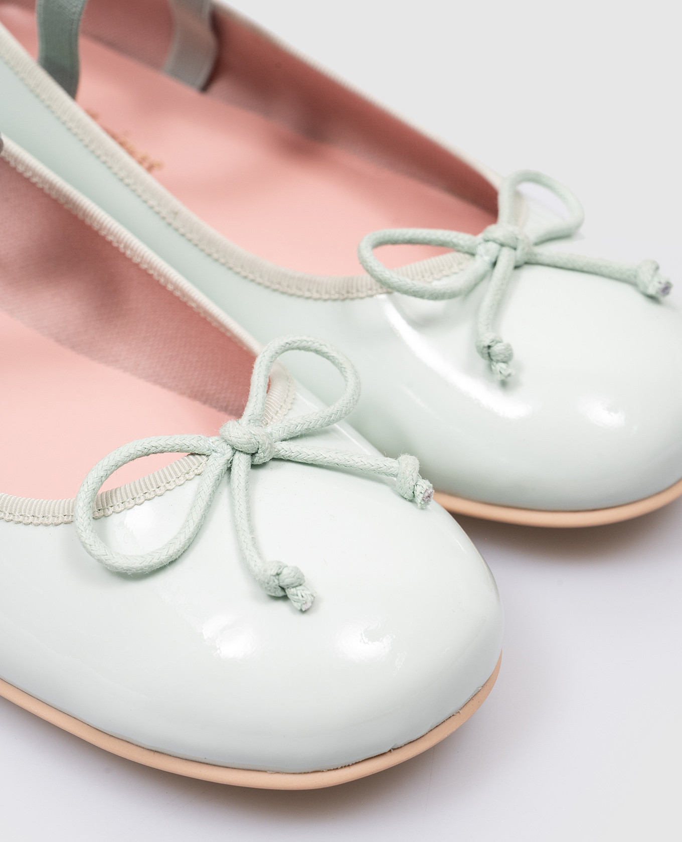 Children's patent leather blue ballet shoes Hannah Pretty Ballerinas 5