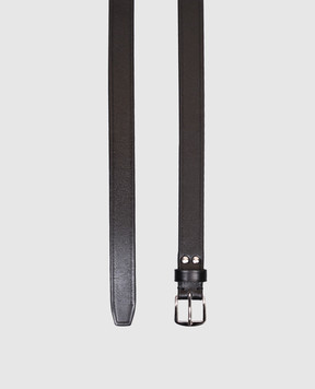 Ann Demeulemeester Black Mape leather belt B0012595LT128