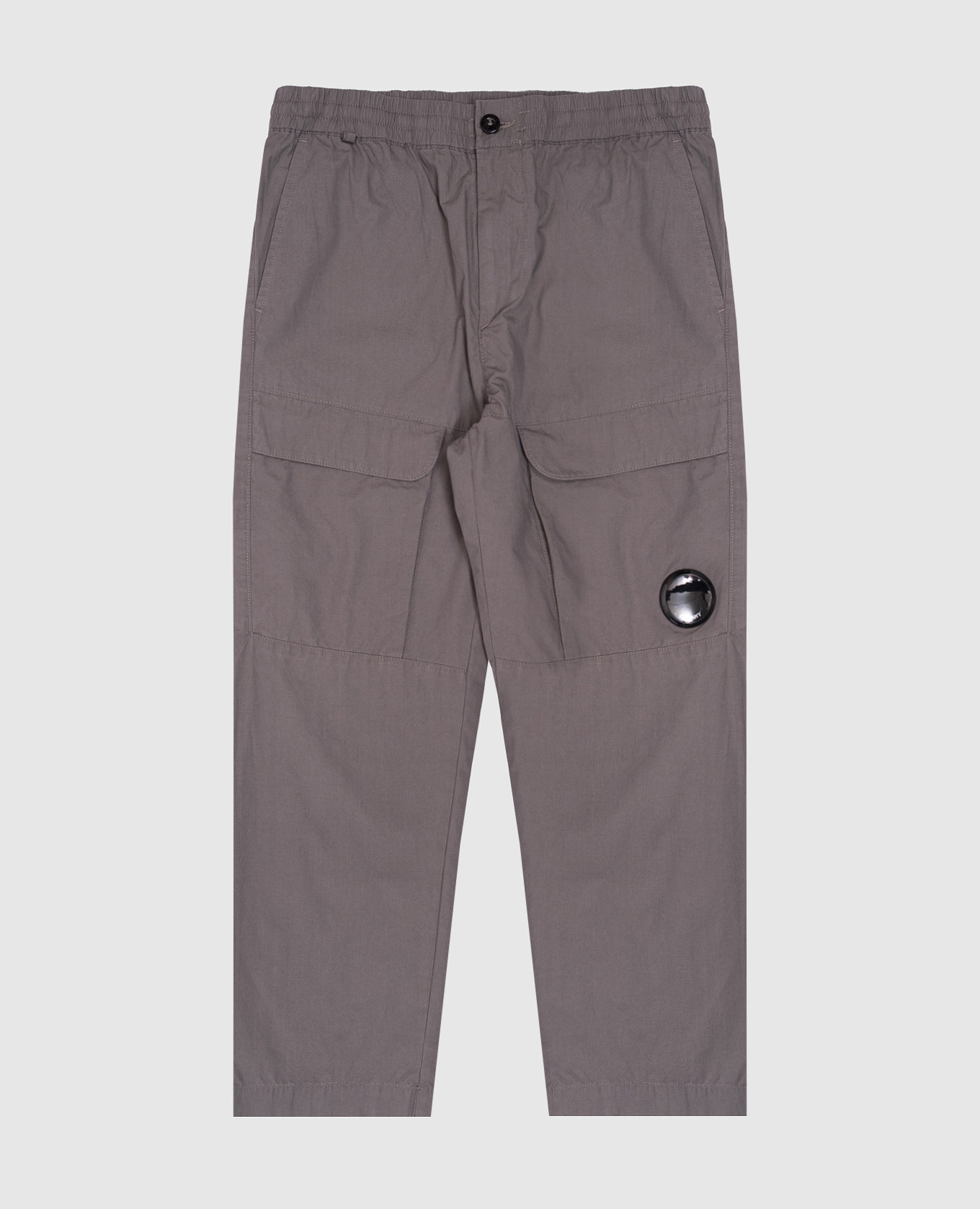 

Children's gray cargo pants with logo patch C.P. Company, Grey