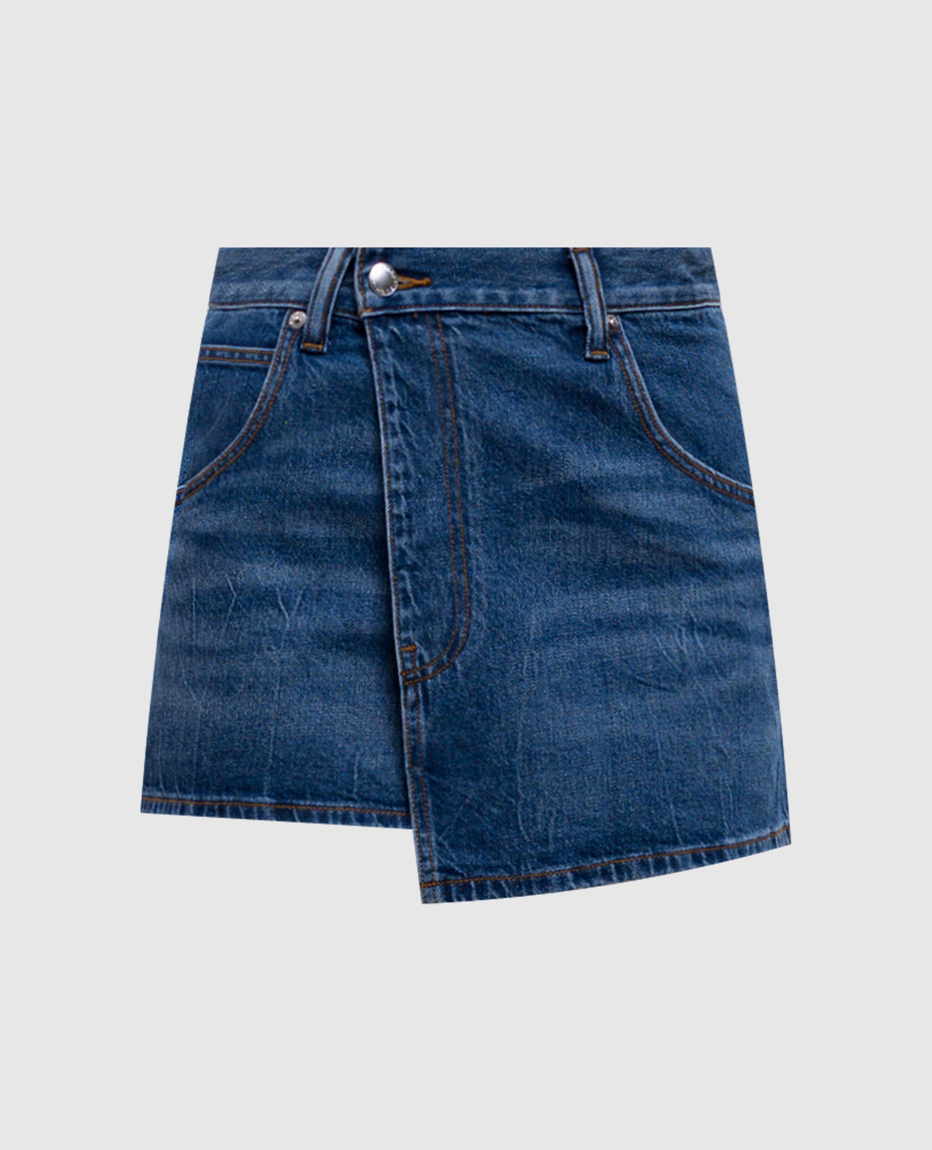 

Blue denim flared skirt Alexander Wang
