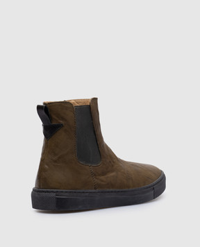 Zecchino D'oro Children's brown leather shoes M1474262426