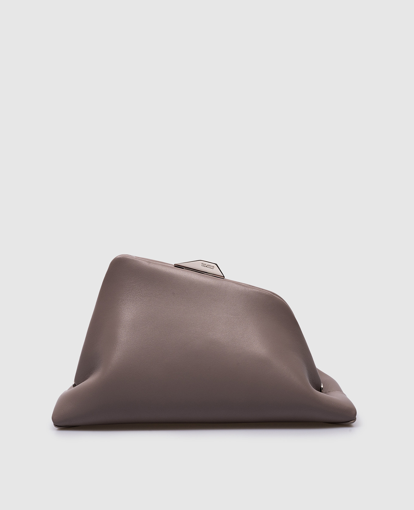 

Day Off beige leather trapeze bag The Attico