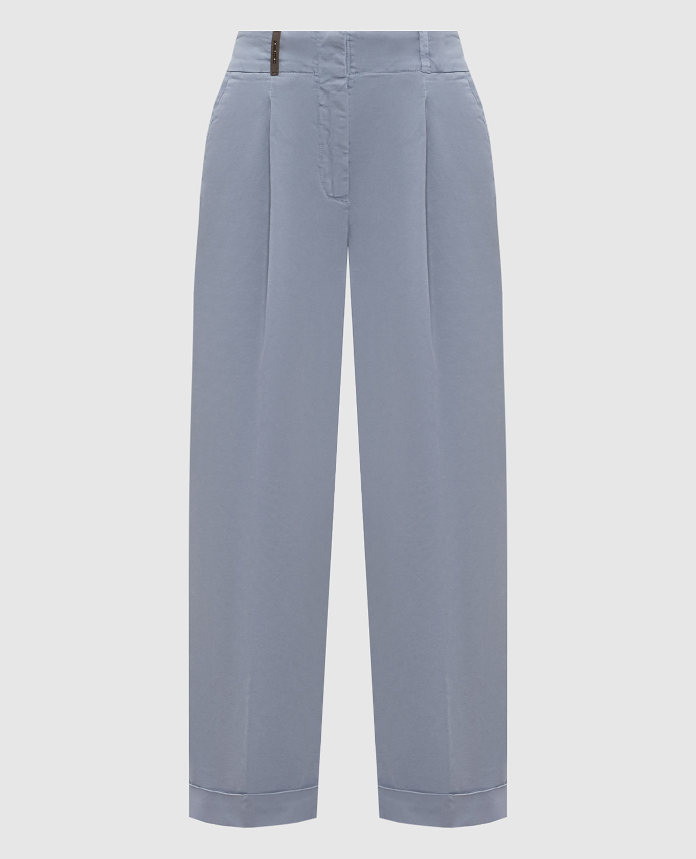 Blue pants with lapels Peserico