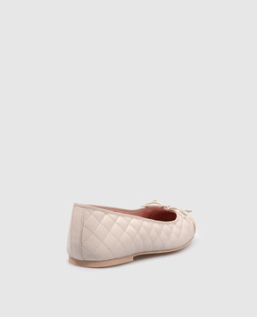 Pretty Ballerinas Hermione children's beige leather ballet flats 41644
