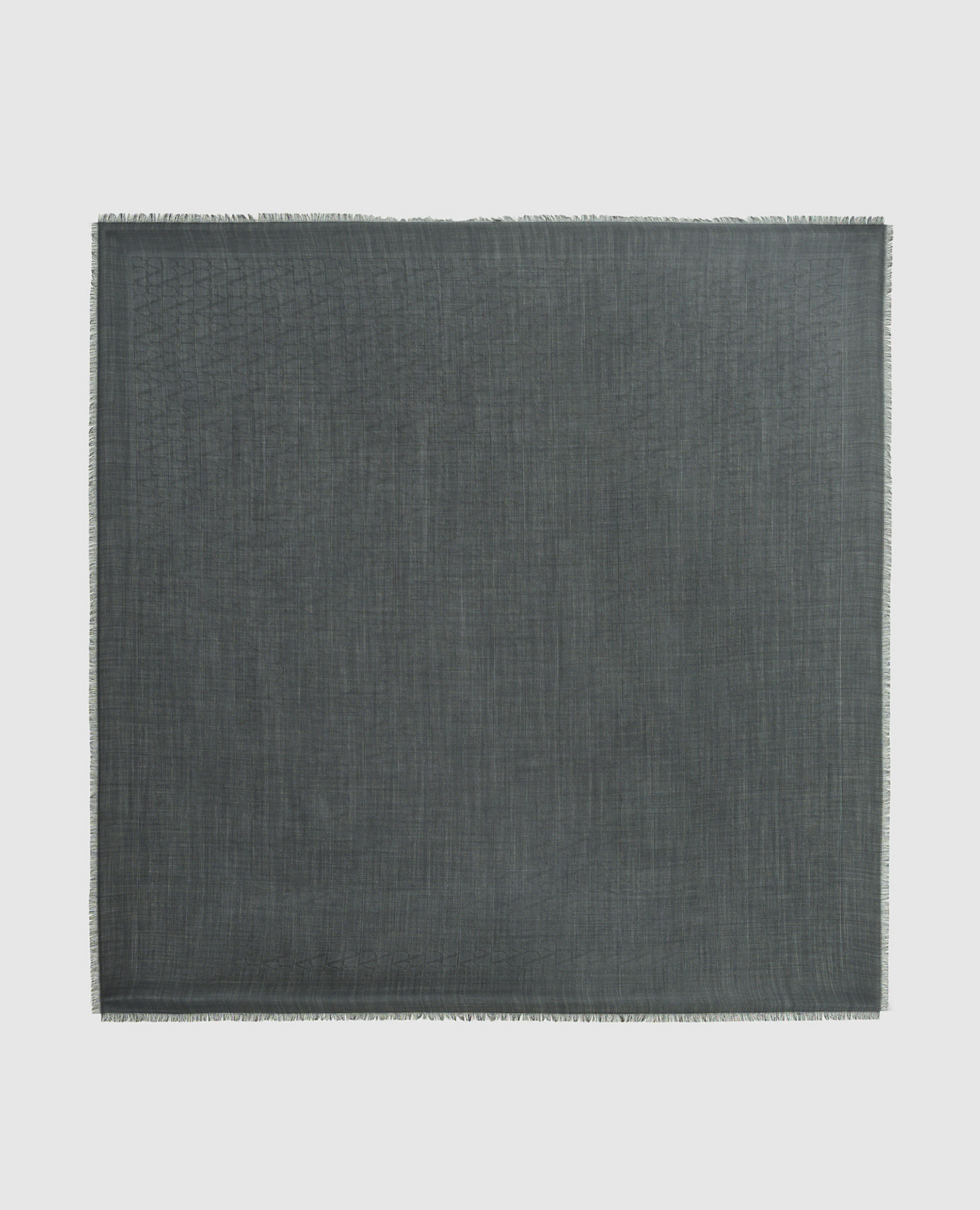 

Gray wool and silk scarf Toile Iconographe Valentino, Grey