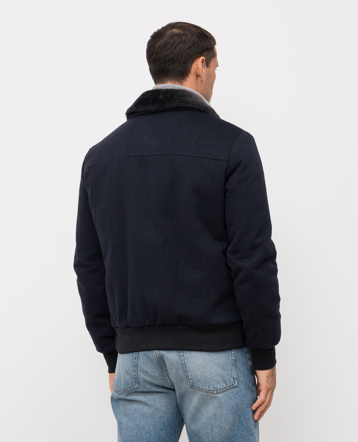 

Blue wool jacket Cashmere&Whiskey