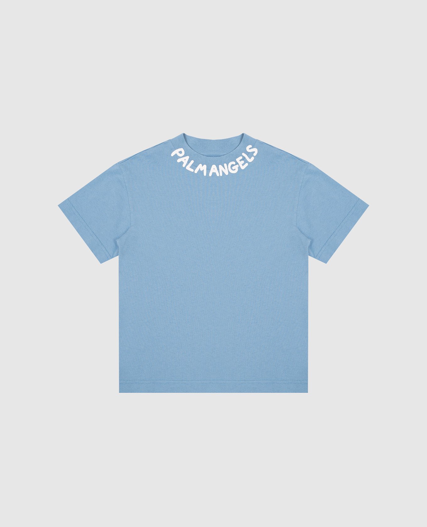 

Children's blue T-shirt with logo print Palm Angels, Light blue