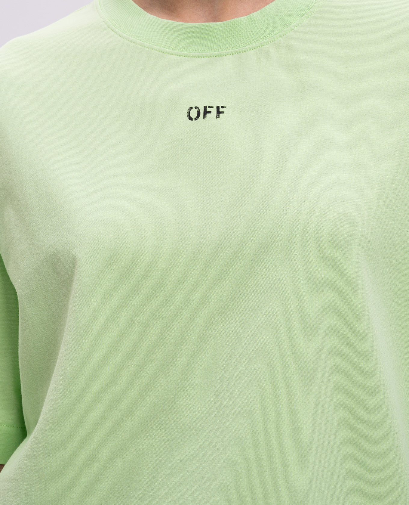 

Green T-shirt with logo Off-White