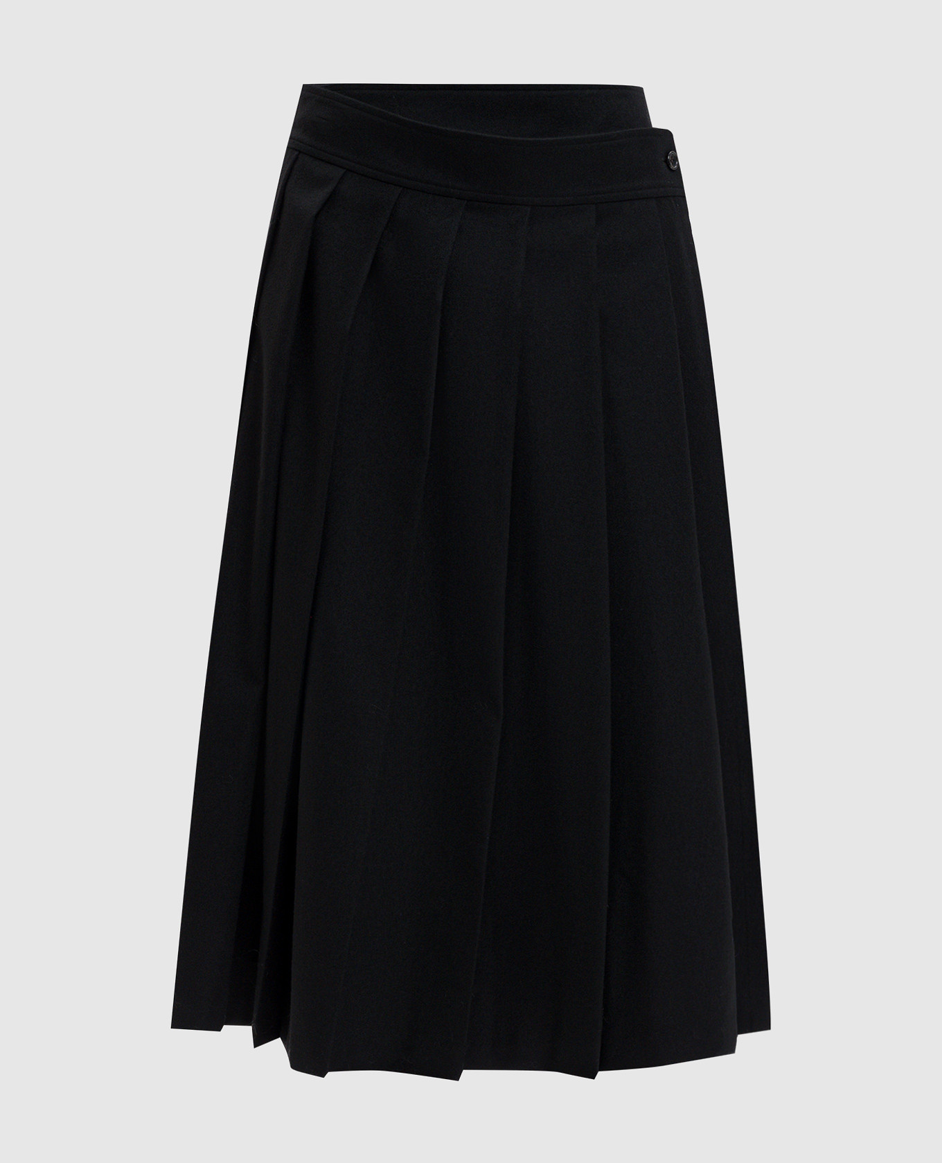 

Black wool skirt with a smell Intoca