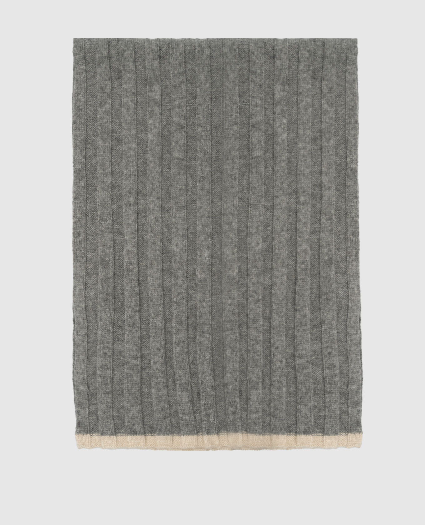 

Gray cashmere scarf Brunello Cucinelli, Grey