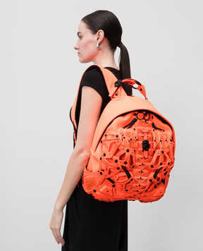 Innerraum BP1 orange backpack with vintage effect BP1DNBKPV00