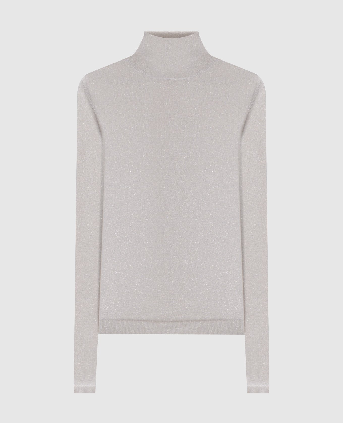 

Gray turtleneck with cashmere and silk with lurex Brunello Cucinelli, Grey