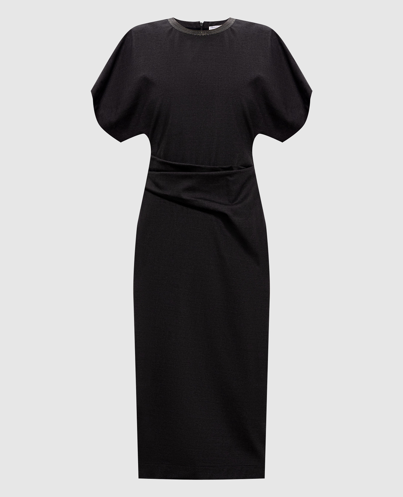 Gray wool dress Brunello Cucinelli