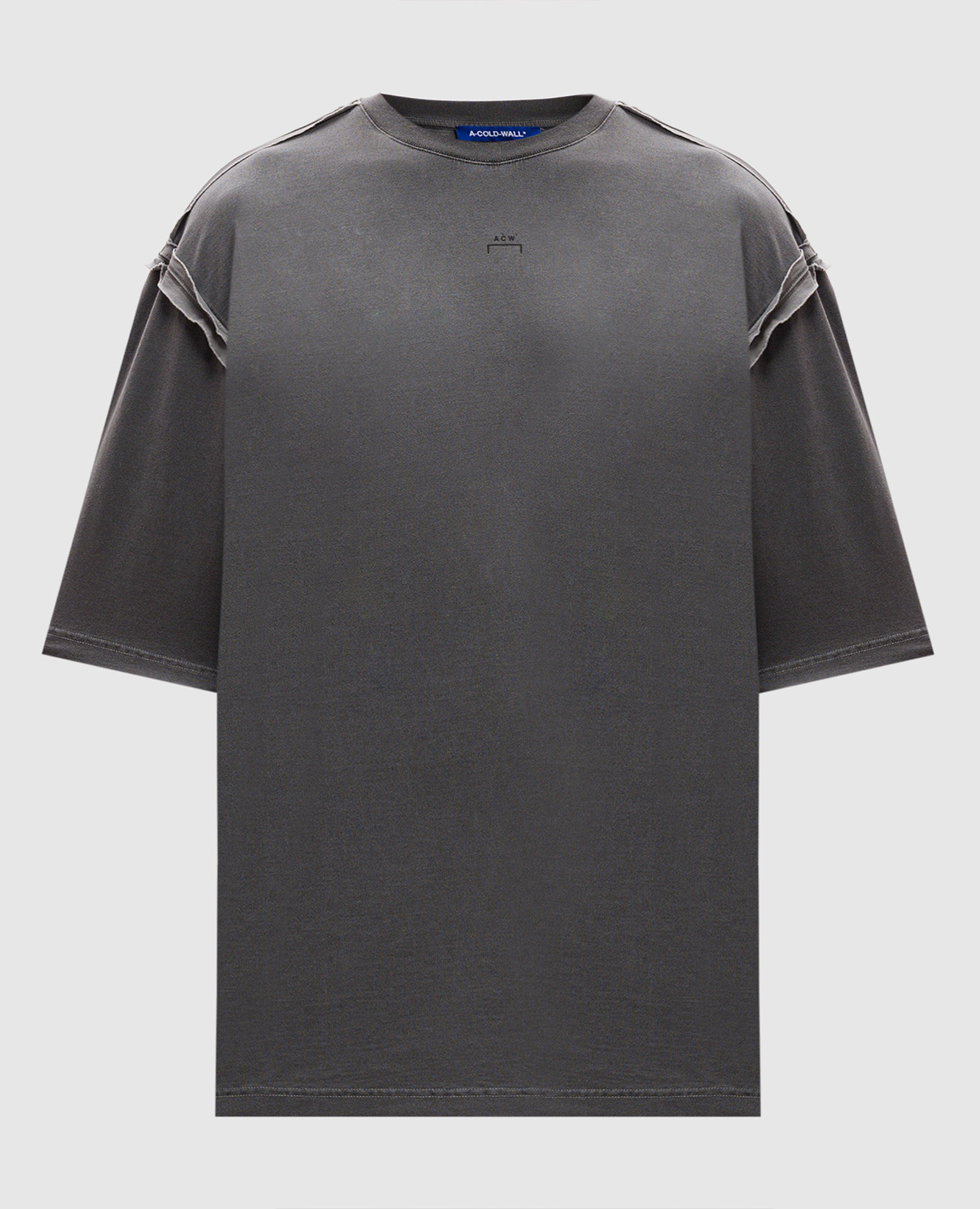Facade gray t-shirt with logo print a cold wall