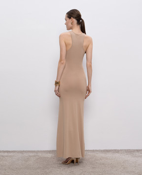 Jacob Lee Beige maxi dress WKD027SS25DC