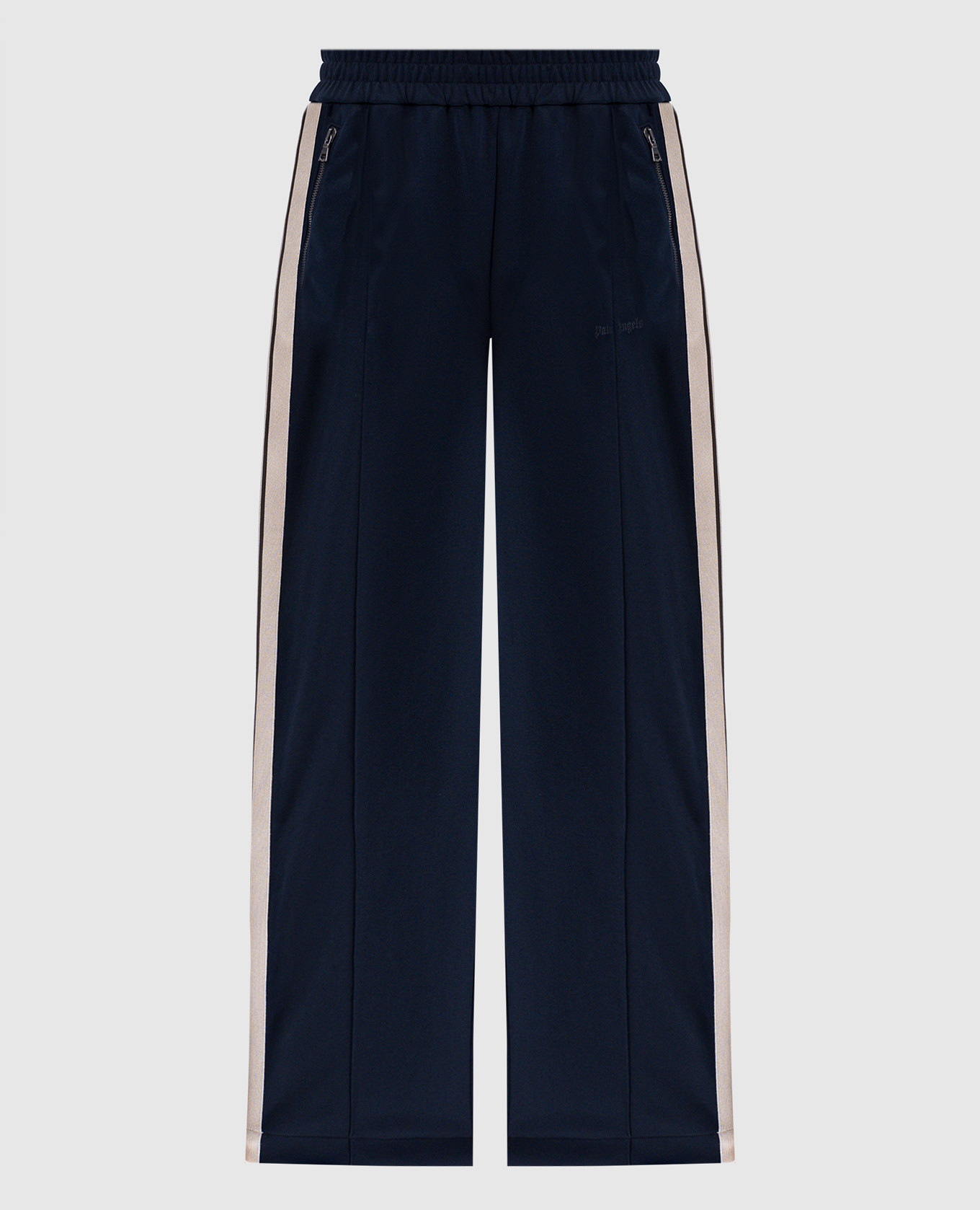 Blue sweatpants with logo