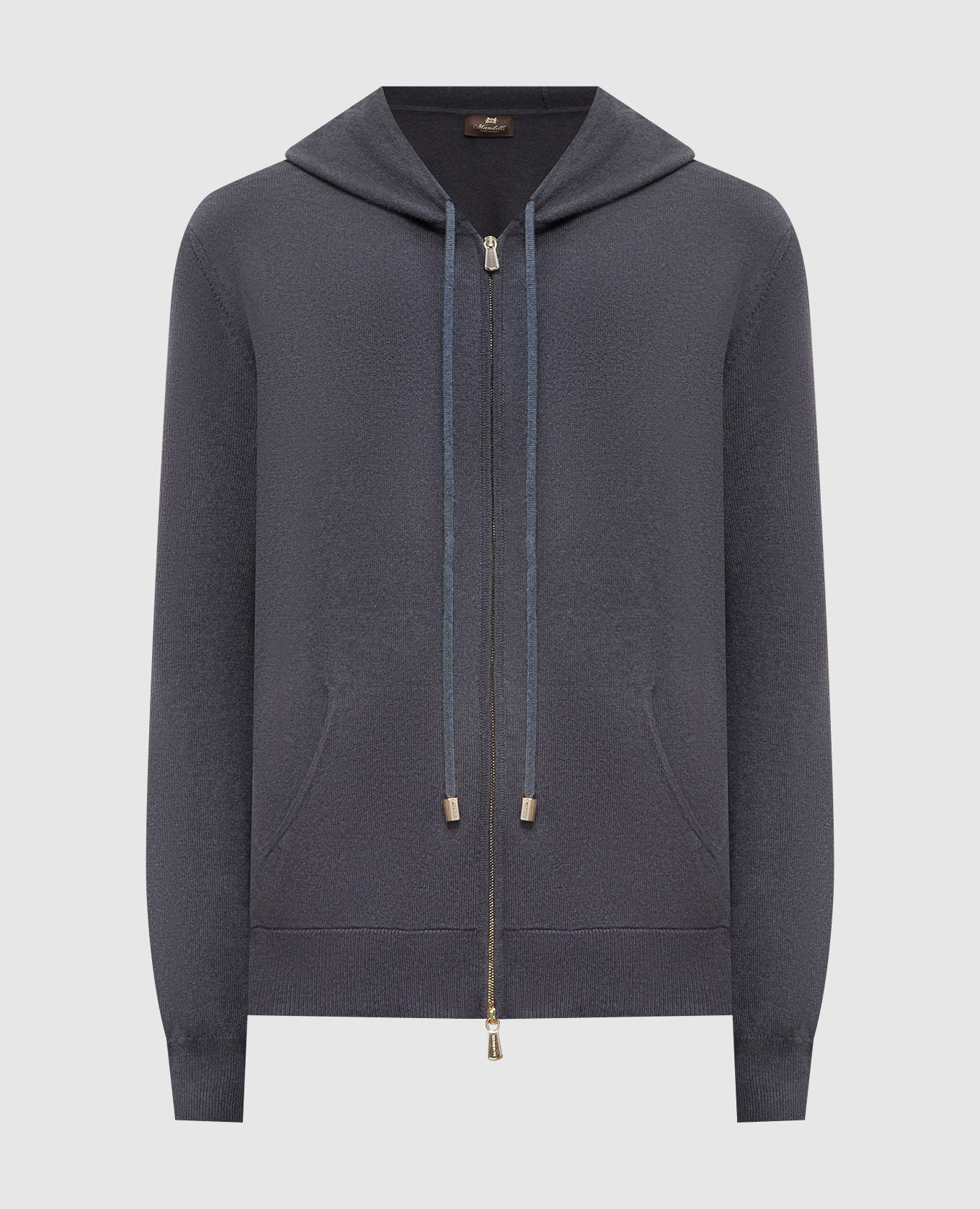 

Gray cashmere cardigan Enrico Mandelli, Grey