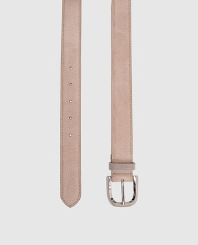 Peserico Beige nubuck belt S32595C0CC688