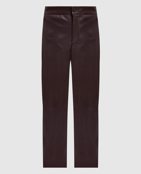 Twinset Brown pants with logo 252TP2091