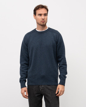 Sease Blue cashmere sweater KR056XG053