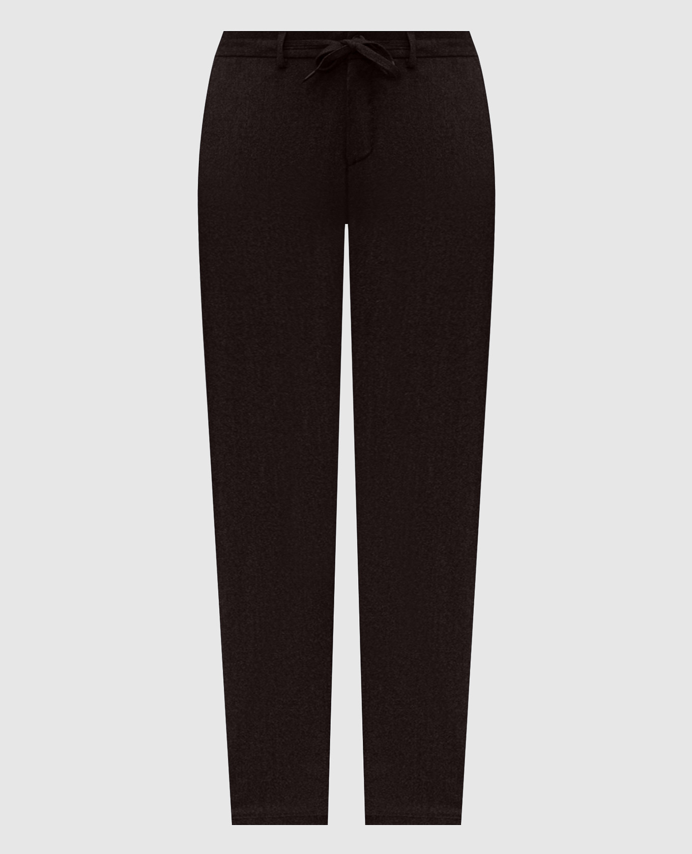 Brown wool trousers Canali