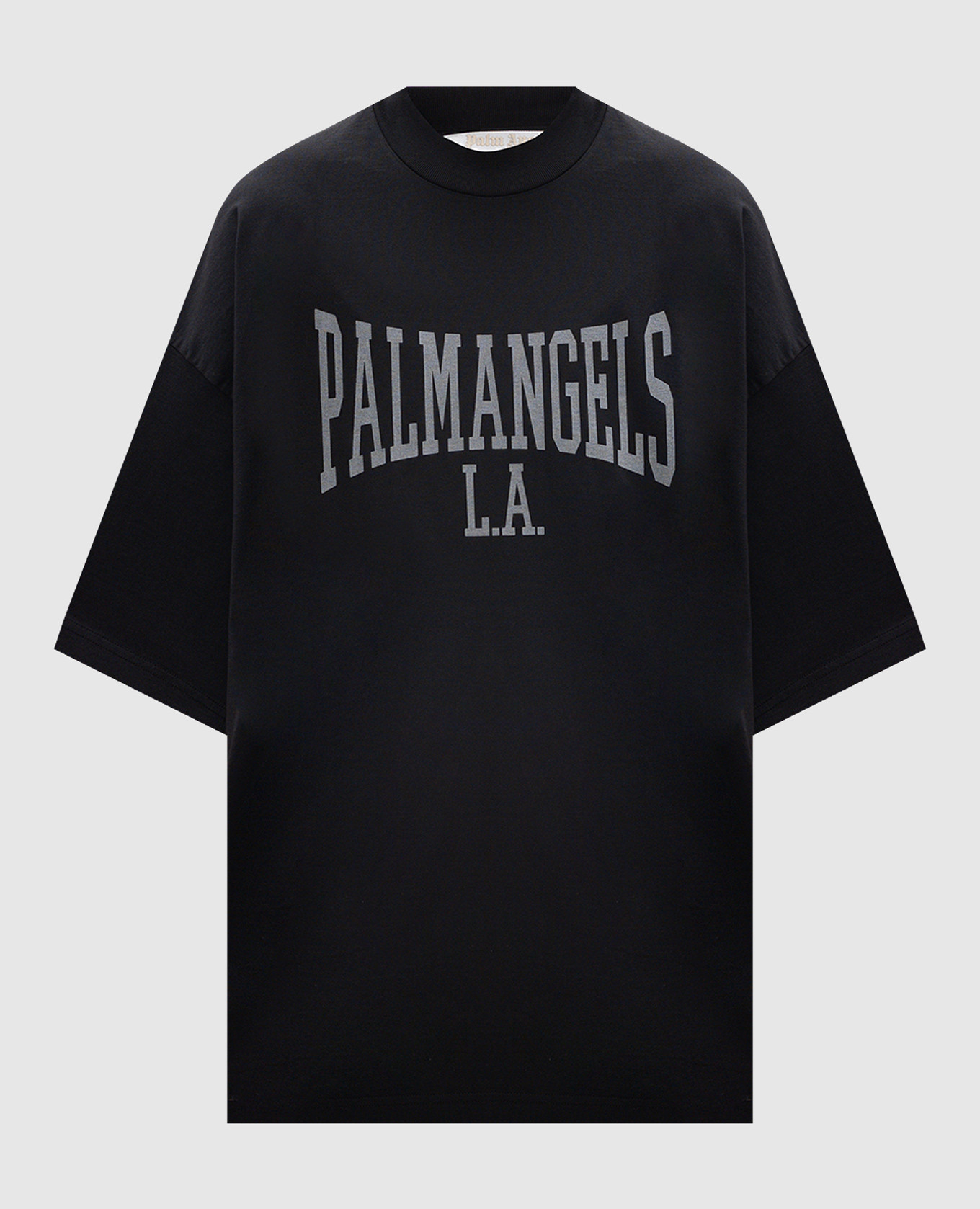 

Black t-shirt with logo print Palm Angels